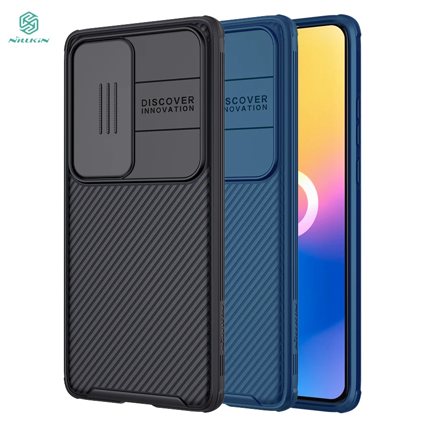 

For Huawei P50 Pro Case Cover NILLKIN Slide Cover Camera Protection Case For Huawei P50 Pro Anti-skid High Quality PC Case