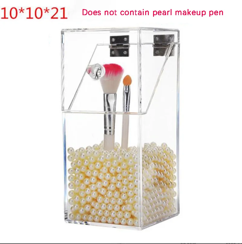 Акриловая подставка для разных мелочей ватные диски снятия макияжа коробка