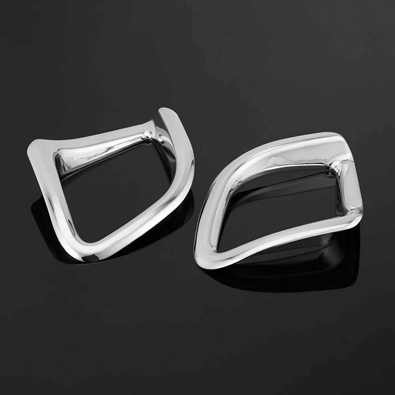 2X хромированная бампер лампа заднего противотуманного фонаря Накладка для Toyota