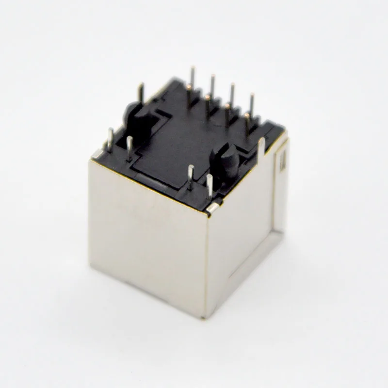 GONGFENG 100 шт. новые разъемы RJ45 Вертикальная Розетка 8P8C Сетевая розетка с лампой