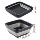 Портативный складной умывальник для отдыха на открытом воздухе путешествия складной ковш для кемпинга раковина для фруктов GXMA