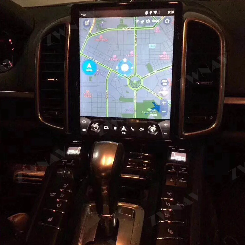 Tesla style 10," большой экран Android 7,1 автомобильный мультимедийный плеер головное устройство для Porsche Cayenne 2012- Автомобильный gps Радио Стерео dvd