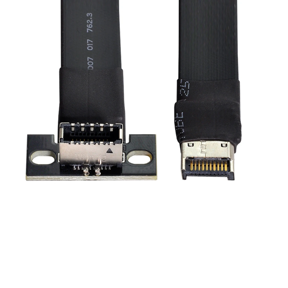 

Chenyang USB 3.1 Front Panel Header Male to Female Type-E Motherboard Extension Data Cable 50cm