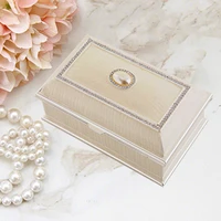 lasody pearl crystal jewelry box ring earring necklace organizer storage keepsake trinke box valentines day mother day gfits