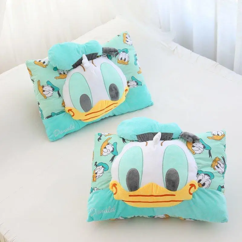 

30cmX50cm Cute Cartoon Donald Duck Printed Three-dimensional Pillow Home Sofa Car Cushion Nap Pillow Children's Christmas Gift