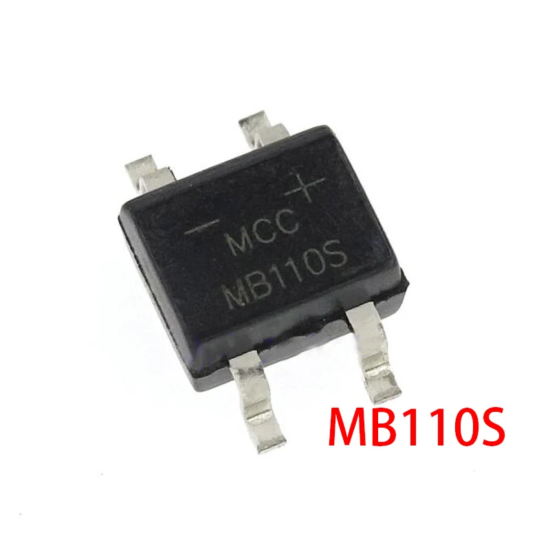 10 шт. MB110S SOP4 SOP 1 Ампер поверхностного монтажа Шоттки изменения фаз