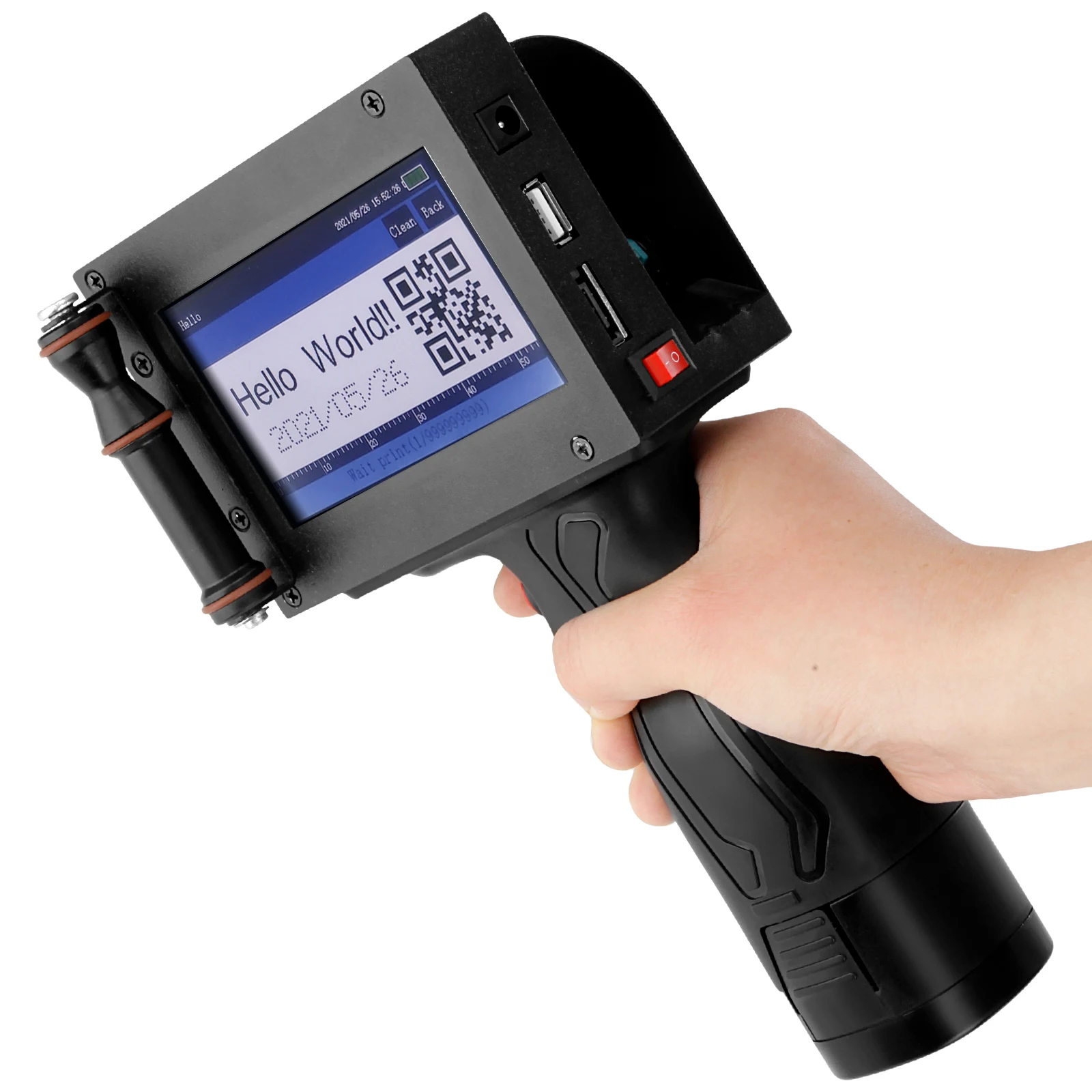 

SL-127 Touch Inkjet Portable Hand Jet Handheld Printer For Logo/ Expiry Date/Batch Code/Serial Number/Label/Barcode/QR Code