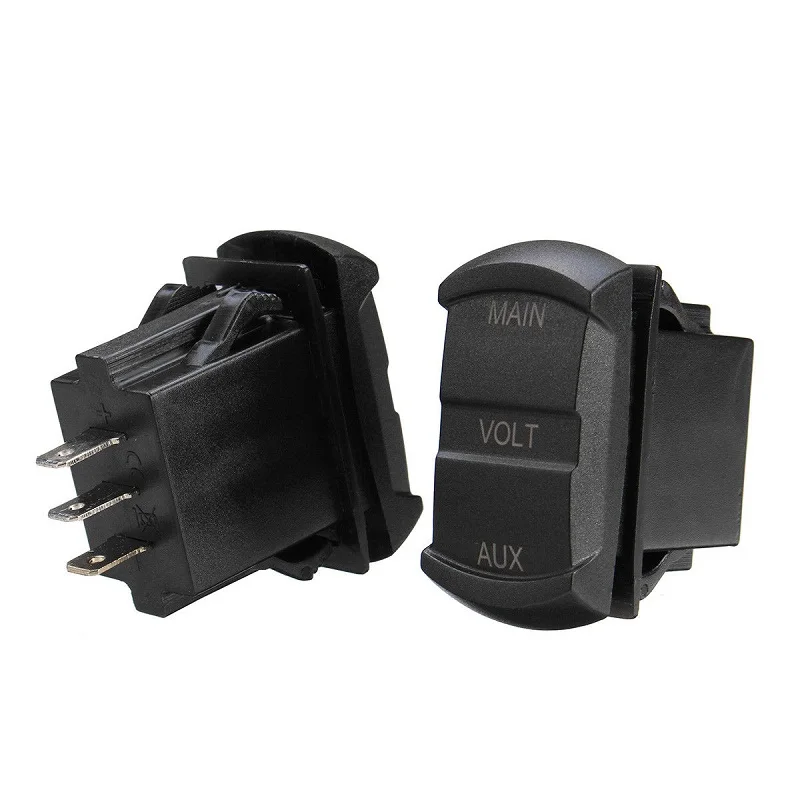 Двойной Вольтметр со светодиодной подсветкой 10 60 В постоянного тока