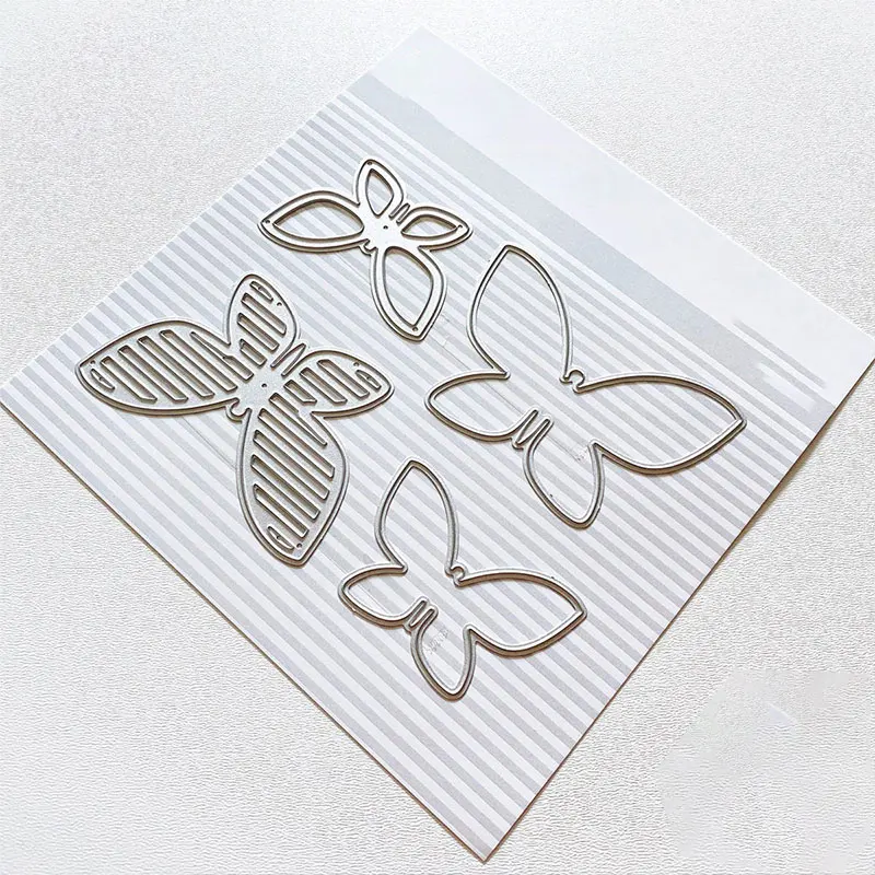 

Butterfly New Cutting Dies for 2021 Metal Die and Stencil Stamps for Scrapbooking Album Paper Diy Card Decoration Embossed