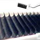 MASSCAKU легкого вентилятора цветение Толщина 0,05 0,10 наращивание ресниц Austomatic цветения быстро самостоятельных решений объем ресниц