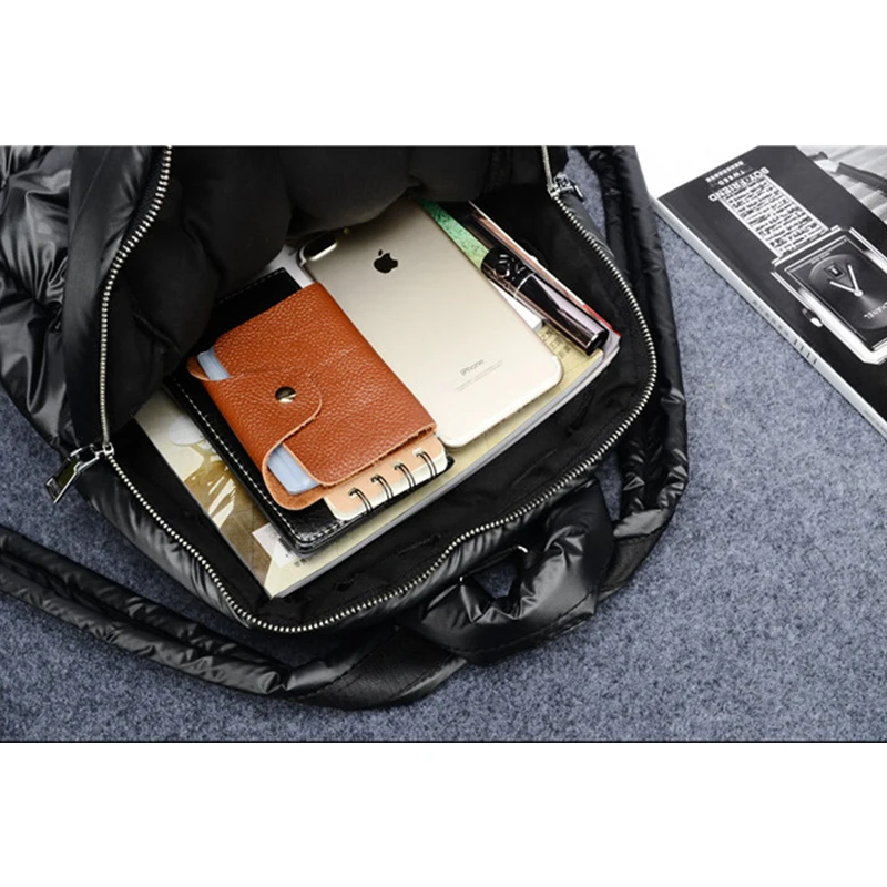 2022 new women winter space cotton computer backpack notebook unisex large capacity school bag waterproof business bagpack free global shipping