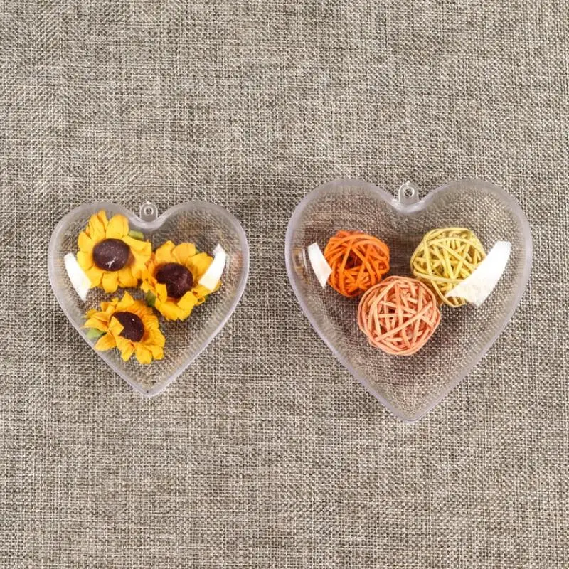 

10 шт./лот прозрачный пластиковый шар в форме сердца, лепесток, пузырьковый шар, Рождественский подарок на день рождения вечерние коробка для...