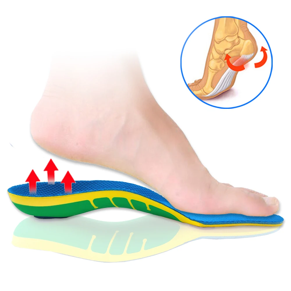 EVA Унисекс Премиум кожа insole стелька для плоской обувь стельки высокий супинатор ортопедический коврик для коррекции Ноги быка