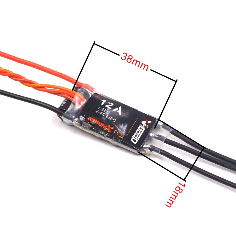 Rc 12A ESC высокоскоростной бесщеточный электронный контроль скорости 2 4s