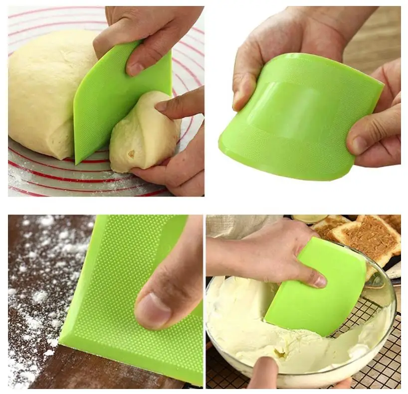 Скребок для теста скребок чаши безопасный пищевых продуктов пластиковый резак