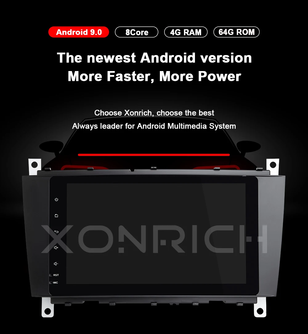 Ips DSP 64G 2 Din Android 9 Автомагнитола для Mercedes/Benz W203 W209 W219 a-класс A160C-Class C200 CLK200 мультимедиа gps-навигация