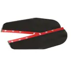 1 пара укрытий для автомобильного зеркала заднего вида непромокаемые зеркала Дождь и дождь брови трехмерный выпуклый дизайн