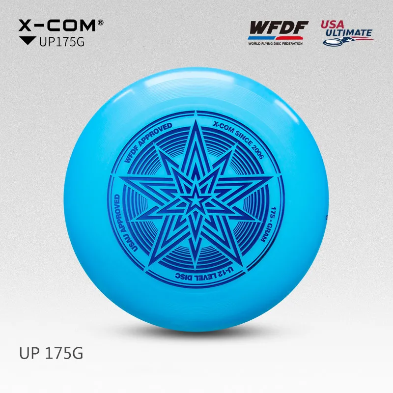 X COM Professional Ultimate Flying Disc сертифицированный WFDF 175g 4 цвета с сумкой для