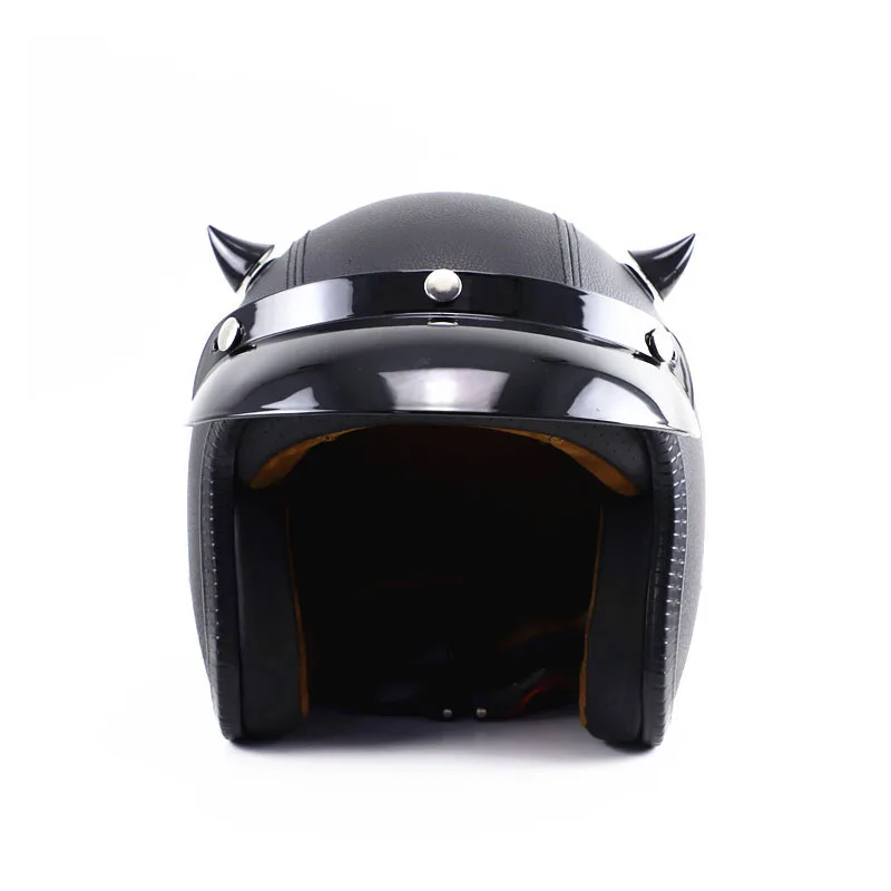 Auto Motorcycle Helmet Devil Horn Motocross Full Face Off Road Deco Sticker Sucker Cosplay Props Accessories Car styling | Автомобили и