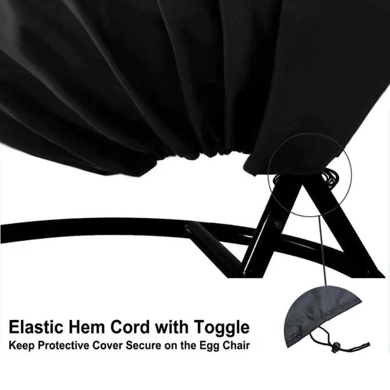 Открытый качели яичная скорлупа стул оксфорд пылезащитный чехол сад висит яйцо