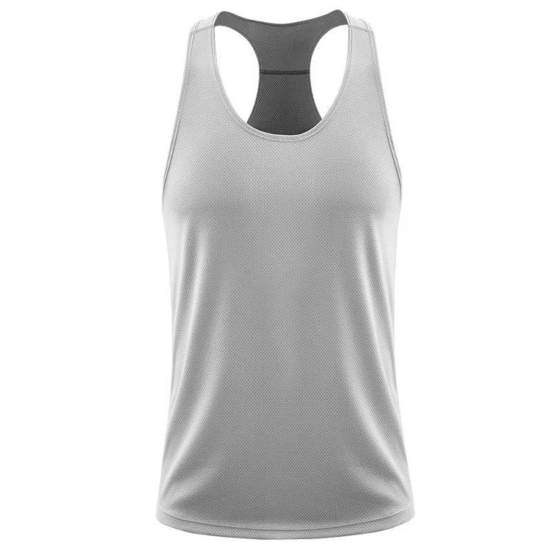 

Men Vest oose Casual Sleeveless Quick-drying Breathable Bottoming Round Collar Sports Solid Color Vest