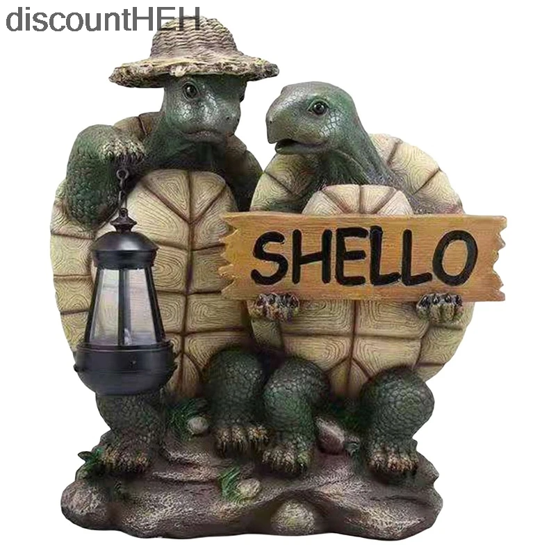 

Садовый декор в виде черепахи, статуя животного, ручная работа, цветочный горшок, аксессуары, статуи, уличный декор, садовые украшения