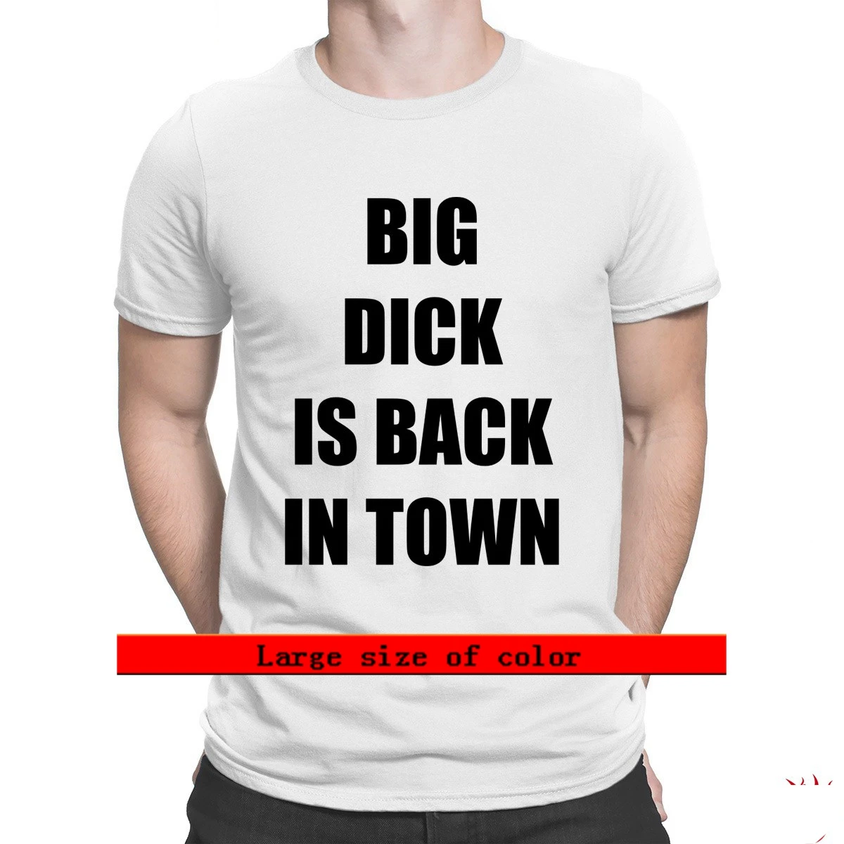 Большой член возвращается в город стиле хип хоп хлопчатобумажное Аутентичные