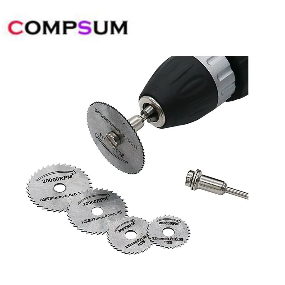 

Metal HSS Circular Saw Blade High Speed Steel Woodworking Cutting Discs For Dremel Rotary Tool Durable Quality