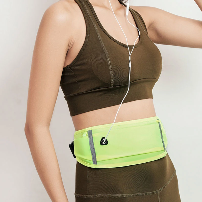 

Ultrathin fashion waist bag Waterproof Travel casual run climb bag Sport Waist Pack summer Unisex Reflective Phone bag