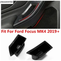 car front door armrest storage handle glove box organizer container holder cover trim accessories for ford focus mk4 2019 2022