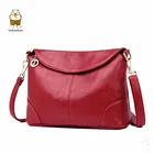 Beibaobao 2022, сумка через плечо, винтажные сумки через плечо для женщин, женская мягкая натуральная кожа