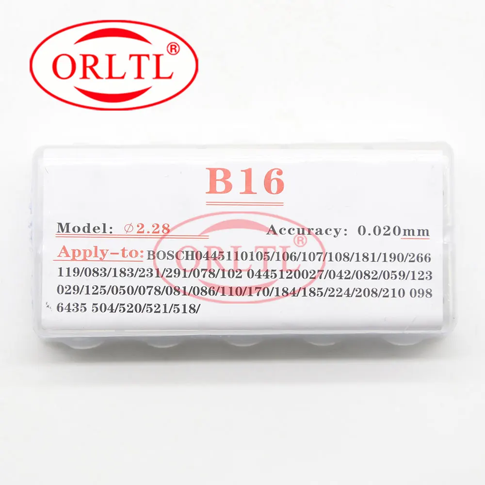 

50 pcs ORLTL Fuel nozzle valve washer B16 CR injector Body Spacer Shim calibration Shim For 0445110 injector Size 1.08--1.17mm