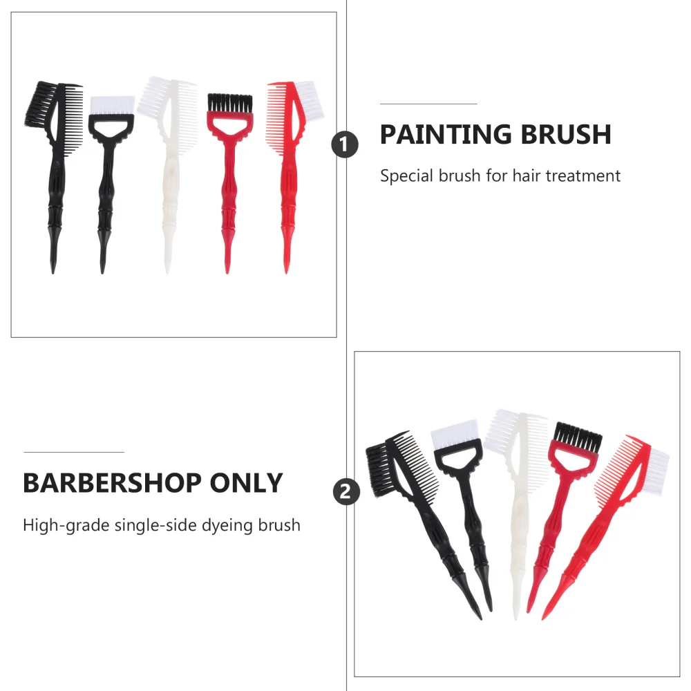 5pcs Hair Coloring Brush Dye Comb Set Tint Tools for Salon | Красота и здоровье