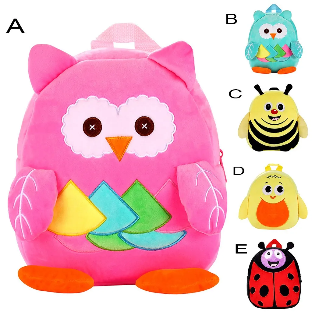 

Aelicy Baby Girls backpack Cartoon 3D Animal Backpack Casual kid Toddler School Bag Travels kids backpack drop shipping 2020 NEW