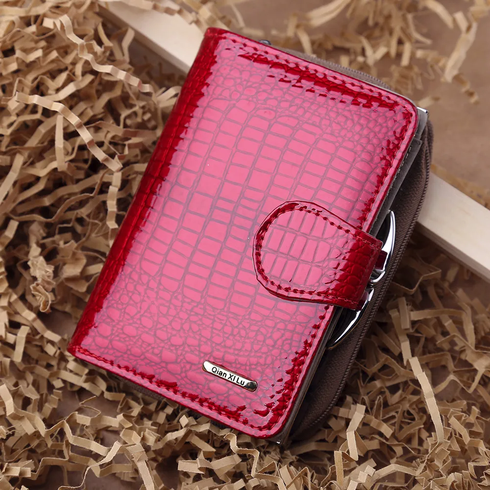 Женская кожаная сумка на молнии для карт тоут Женский кошелек