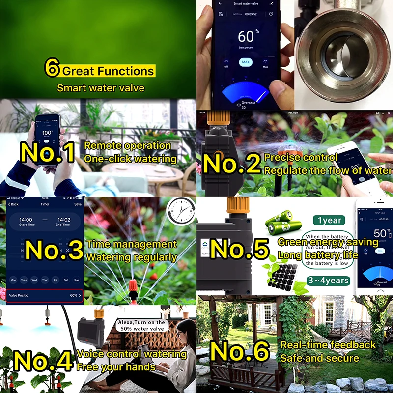 Умный таймер для полива сада водонепроницаемая система орошения с краном