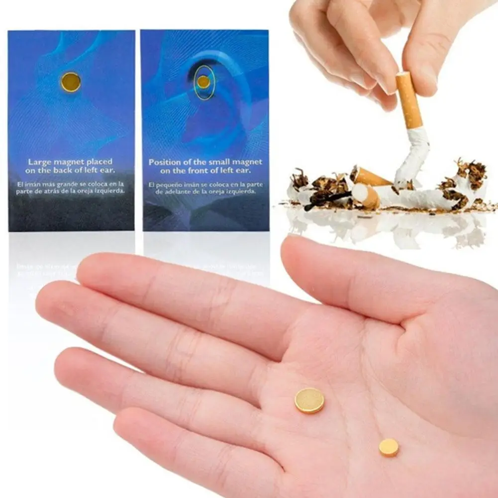 

6Pcs Magnet Auricular Quit Smoking Anti-Smoking Acupressure Health Patch Therapy Health 1 Care Smoker Cigarettes Not Body M G4H8