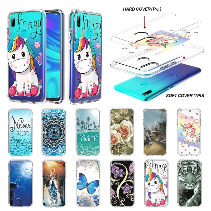 Чехол для Huawei P Smart Plus 2019 жесткий чехол из ТПУ с рисунком Honor 10i 10 Lite Enjoy 9s Nova 4