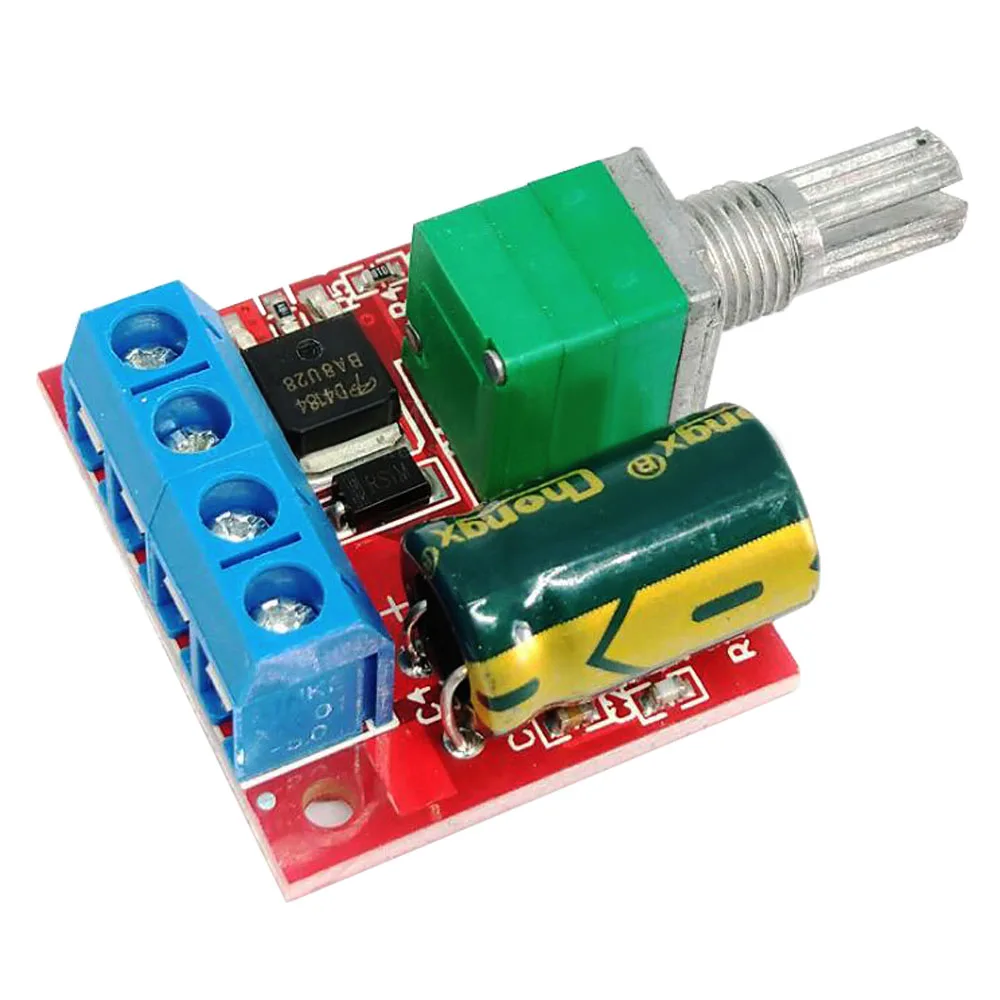 PWM DC регулятор скорости двигателя 5 В 35 переключатель 5А светодиодный