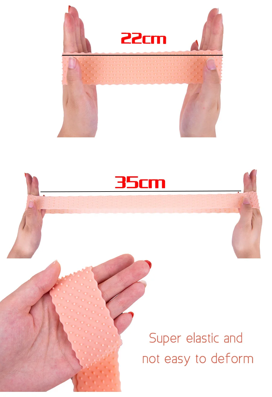 Alileader дешевый прозрачный силиконовый парик эластичная лента Мягкая КАПЛЕВИДНАЯ