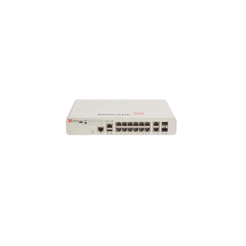 Ruckus Brocade Switch ICX7150-C12P-2X1G 12x10/100/1000 Mbps RJ-45 PoE+ports 124 W PoE budget 2x1 GbE uplink/stacking SFP/SFP+