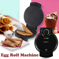 electric eggs roll maker led crispy omelet non stick baking diy ice cream crust pancake machine automatic temperature control