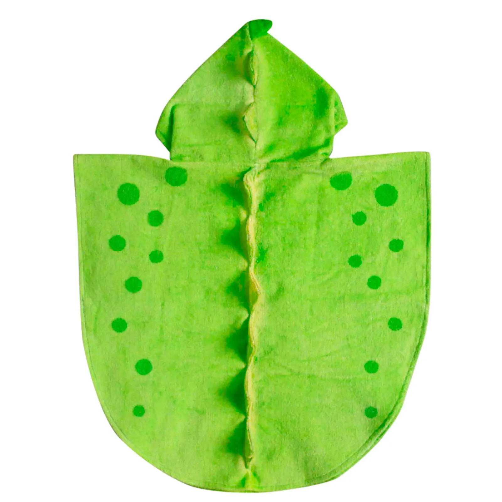 Мягкое детское пончо с капюшоном и мультяшным динозавром для мальчиков девочек