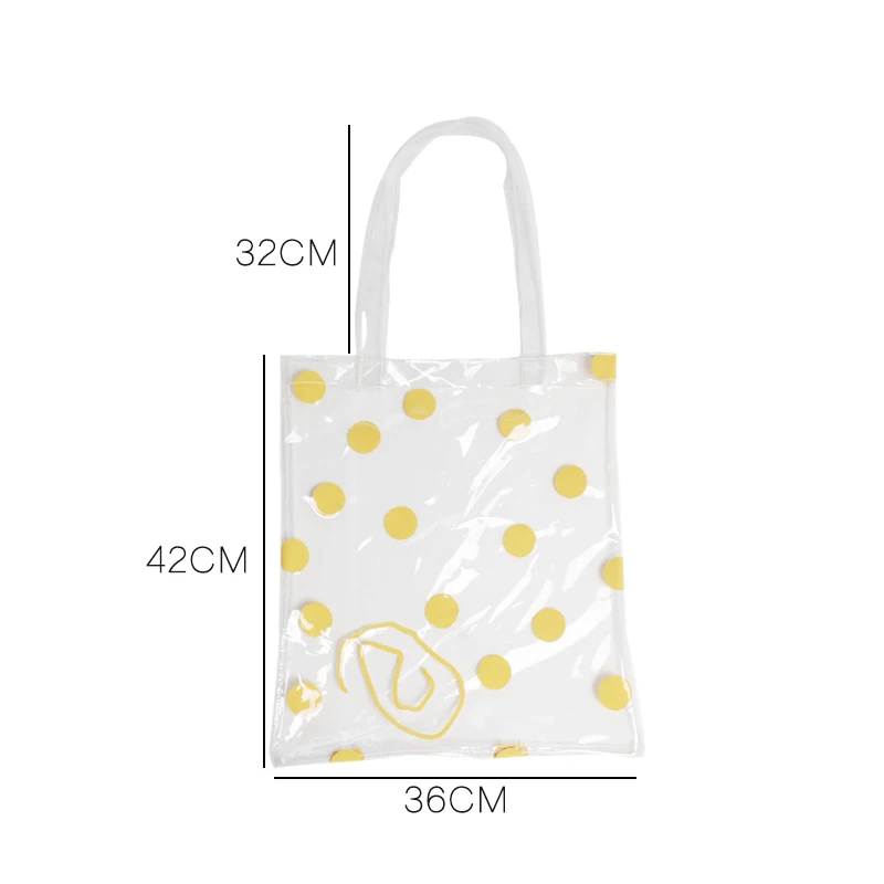 Youda новые свежие Женские сумки в горошек ПВХ материал сумка на плечо Модная