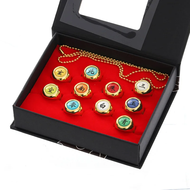 Мультяшный Ниндзя Учиха Обито ювелирные изделия косплей костюм для мужчин