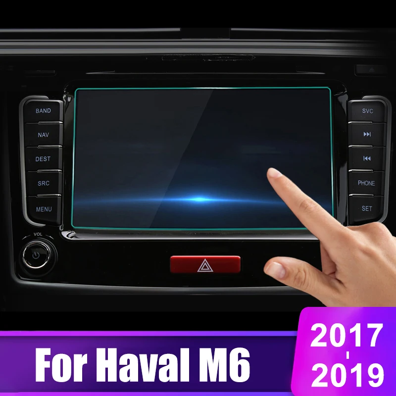

Car Navigation Screen Protector Film For Great Wall Haval M6 2017 2018 2019 Tempered Glass LCD Protective Sticker Accessories