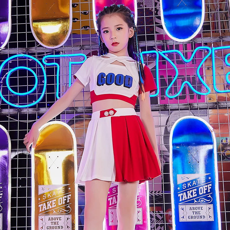 Новый костюм для джазовых танцев девочек детский подиумный показ одежда сцены