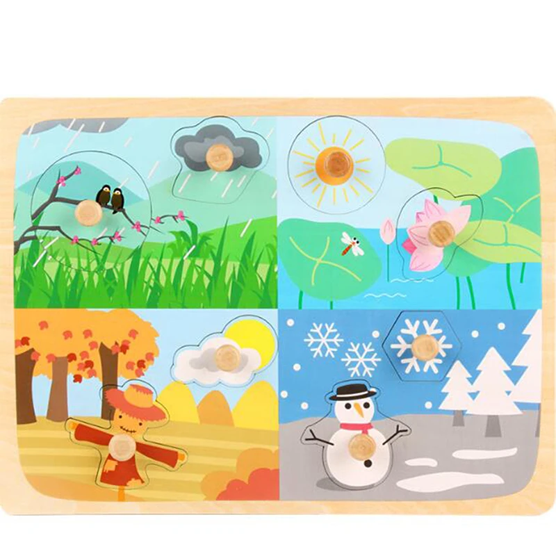 Деревянные головоломки с цифрами алфавита и планетами Игрушки для раннего