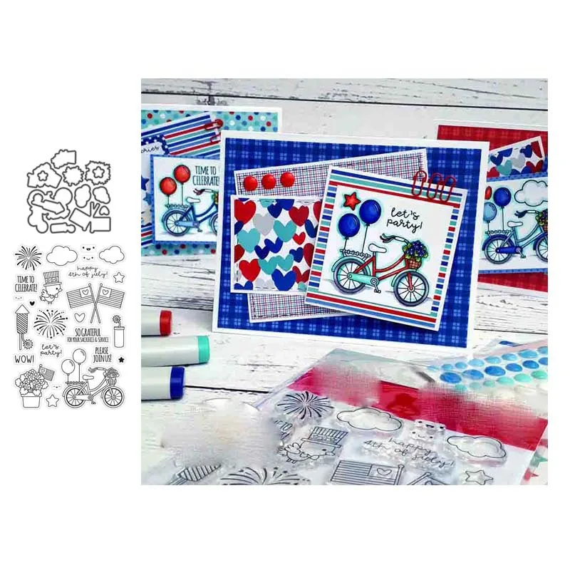 

Bicycle Metal Cutting Dies for Scrapbooking Handmade Tools Mold Cut Stencil New 2021 DIY Card Make Mould Model Craft Decoration