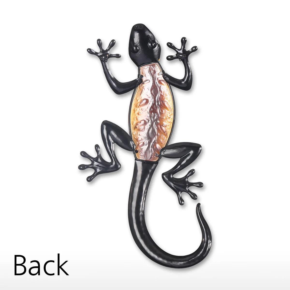 Современное металлическое настенное украшение Gecko с животными ящерица для дома и